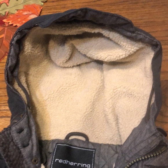 Red Herring insulated quilted  utility jacket - Picture 5 of 14